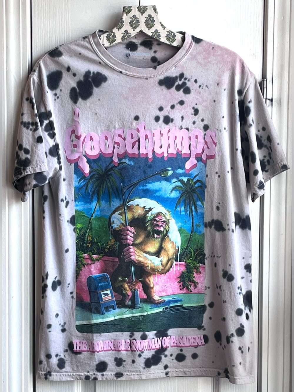 GOOSEBUMPS “The Abominable Snowman of Pasadena” Tie Dye T-Shirt Size Small